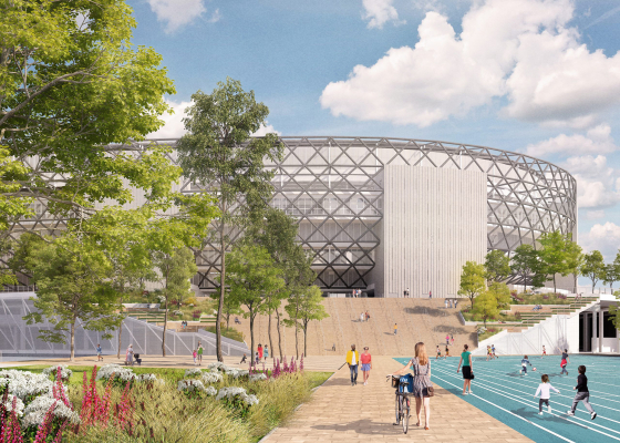 View from Mallegatpark