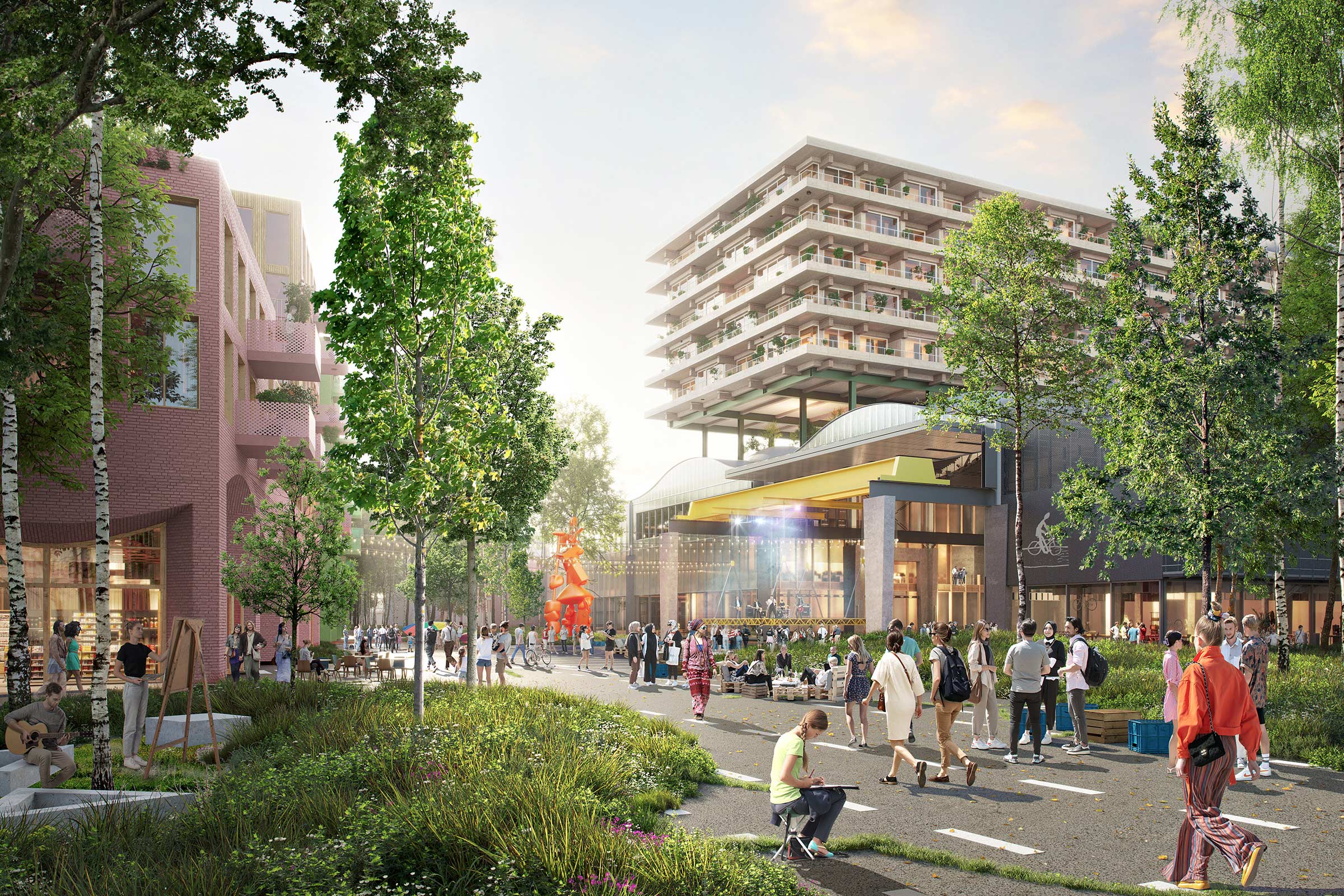 LOLA turns Zwolle's Spoorzone into a rewilded creative district - LOLA